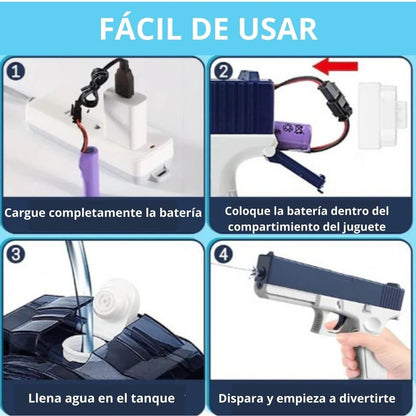 Pistola de agua eléctrica